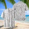 Unijames Cute Cartoon Arabian Horse Neigh Pattern Hawaiian Shirt