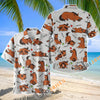 Unijames Cute Cartoon Hackney Horse Neigh Pattern Hawaiian Shirt