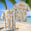 Unijames Cute Cartoon Palomino Horse Neigh Pattern Hawaiian Shirt