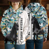 Unijames Personalized Friesian Horse Camouflage Hoodie