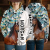 Unijames Personalized Morgan Horse Camouflage Hoodie