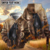 UniJames Personalized Horse Western Vintage Hoodie (9 breeds)