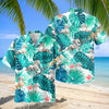 Unijames Arabian Horse In Tropical Leaves Pattern Hawaiian Shirt