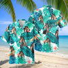 Unijames Hackney Horse In Tropical Leaves Pattern Hawaiian Shirt