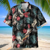 Unijames Friesian Equestrian Tropical Hawaiian Shirt
