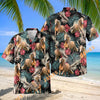 Unijames Palomino Equestrian Tropical Hawaiian Shirt