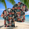 Unijames Warmblood Equestrian Tropical Hawaiian Shirt