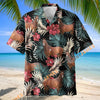 Unijames Warmblood Equestrian Tropical Hawaiian Shirt