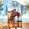 Unijames Vintage Rodeo Cowboy Bronco Rider Hawaiian Shirt