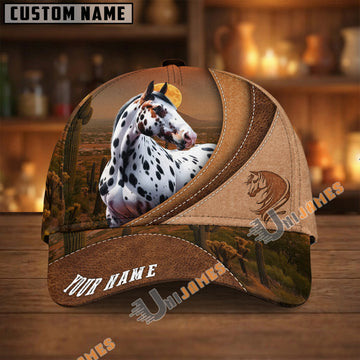 Unijames Personalized Appaloosa Horse Lover Desert Scene Cap
