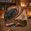 Unijames Personalized Friesian Horse Lover Desert Scene Cap