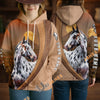 Unijames Personalized Appaloosa Horse Desert Sunset Texture Hoodie