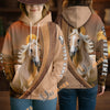 Unijames Personalized Palomino Horse Desert Sunset Texture Hoodie