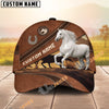 Unijames Personalized Equestrian Cap – Vintage Leather Horse Design
