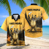Unijames I Hate People Bear Beer Hawaiian Shirt