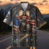 Unijames Full Armor of God Christian Knight Stained Glass Hawaiian Shirt