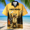 Unijames I Hate People Bear Beer Hawaiian Shirt