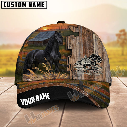 Unijames Personalized Horse Farm 3D Cap