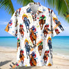 Unijames Watercolor Horse Racing Jockey Hawaiian Shirt