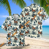 Unijames Warmblood Horse Tropical Hawaiian Shirt