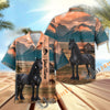 Unijames Personalized Friesian Horse Farm Hawaiian Shirt