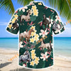 Unijames Appaloosa Horse Tropical Floral Green Hawaiian Shirt
