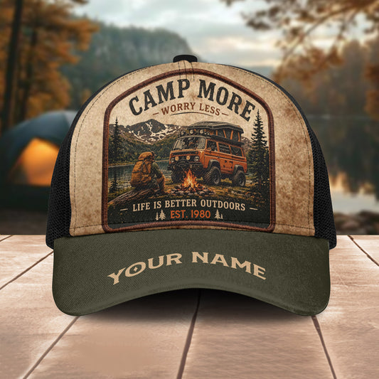 Unijames Personalized Outdoor Explorer RV Mesh Trucker Cap