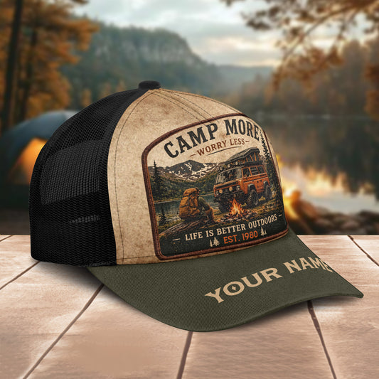 Unijames Personalized Outdoor Explorer RV Mesh Trucker Cap