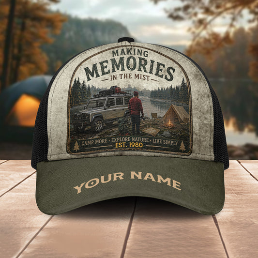 Unijames Personalized Memories in the Mist Mesh Trucker Cap