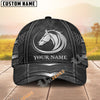 Unijames Wild Spirit Embossed Horse Logo Personalized Name Cap