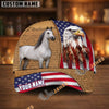 Unijames Personalized American Eagle & Horse Patriotic Cap