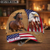 Unijames Personalized American Eagle & Horse Patriotic Cap