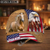 Unijames Personalized American Eagle & Horse Patriotic Cap