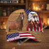 Unijames Personalized American Eagle & Horse Patriotic Cap
