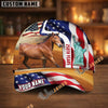 Unijames Personalized USA 250th Anniversary Horse & Liberty Cap