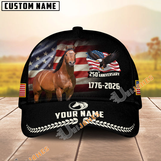 Unijames 250th Anniversary American Horse & Eagle Cap