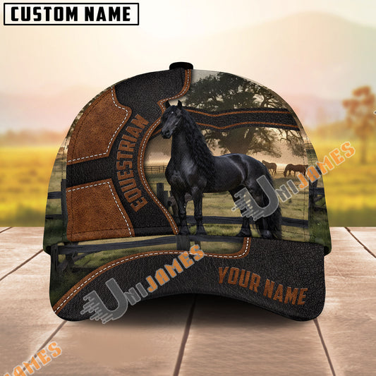 Unijames Personalized Equestrian Horse Patch Cap