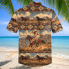 UniJames Western Cowboy Riding Horse Pattern Hawaiian Shirt