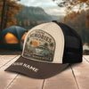 Unijames Personalized Vintage Misty Memories Campfire Cap Mesh Trucker Cap