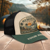 Unijames Personalized Vintage Misty Memories Campfire Cap Mesh Trucker Cap