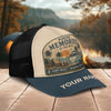 Unijames Personalized Vintage Misty Memories Campfire Cap Mesh Trucker Cap