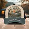 Unijames Personalized Vintage Misty Memories Campfire Cap Mesh Trucker Cap