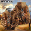 UniJames Western Fringe Suede Horse Personalized Name 3D Hoodie (9 Breeds)