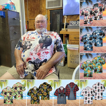 Unique Black Angus Hawaiian Shirts