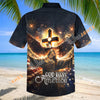 Unijames God Bless America Patriotic Jesus & Eagle Hawaiian Shirt
