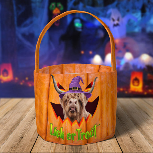 Uni Highland Lick Or Treat Halloween Basket