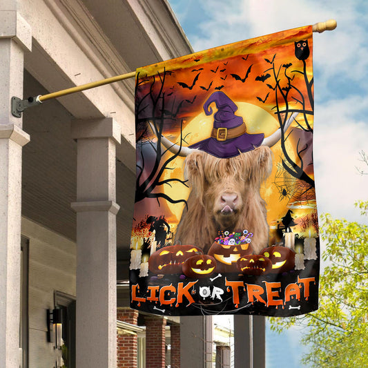 Uni Highland Lick Or Treat Flag
