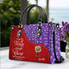 Personalized Leather Handbag with Bible Verses – Christian Tote Purse for Women |