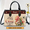 I Can Do All Things Through Christ Philippians 41:3 Leather Bags, Personalized Bags, Gifts for Women, Christmas Gift, CABLTB01300723.