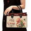 I Can Do All Things Through Christ Philippians 41:3 Leather Bags, Personalized Bags, Gifts for Women, Christmas Gift, CABLTB01300723.
